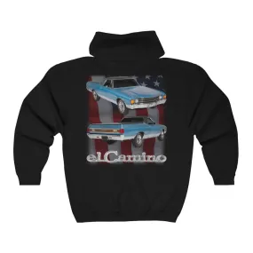 1972 El Camino Chevelle Hoodie Car Guy Gift,nova,corvette,charger,classic,hot Rod