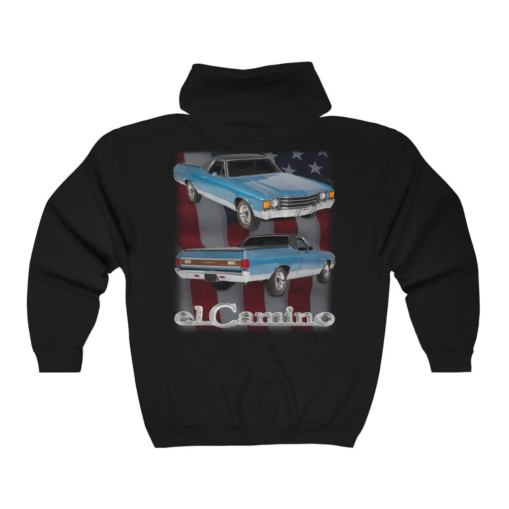 1972 El Camino Chevelle Hoodie Car Guy Gift,nova,corvette,charger,classic,hot Rod