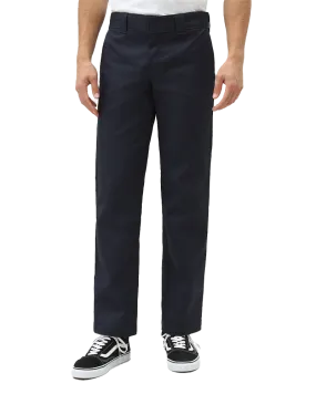 873 Slim Straight Work Trousers in Dark Navy