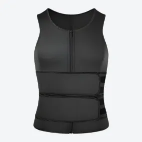 Adjustable Zippered Compression Fitness Vests