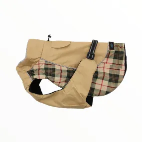 Alpine All Weather Dog Coat - Beige Plaid