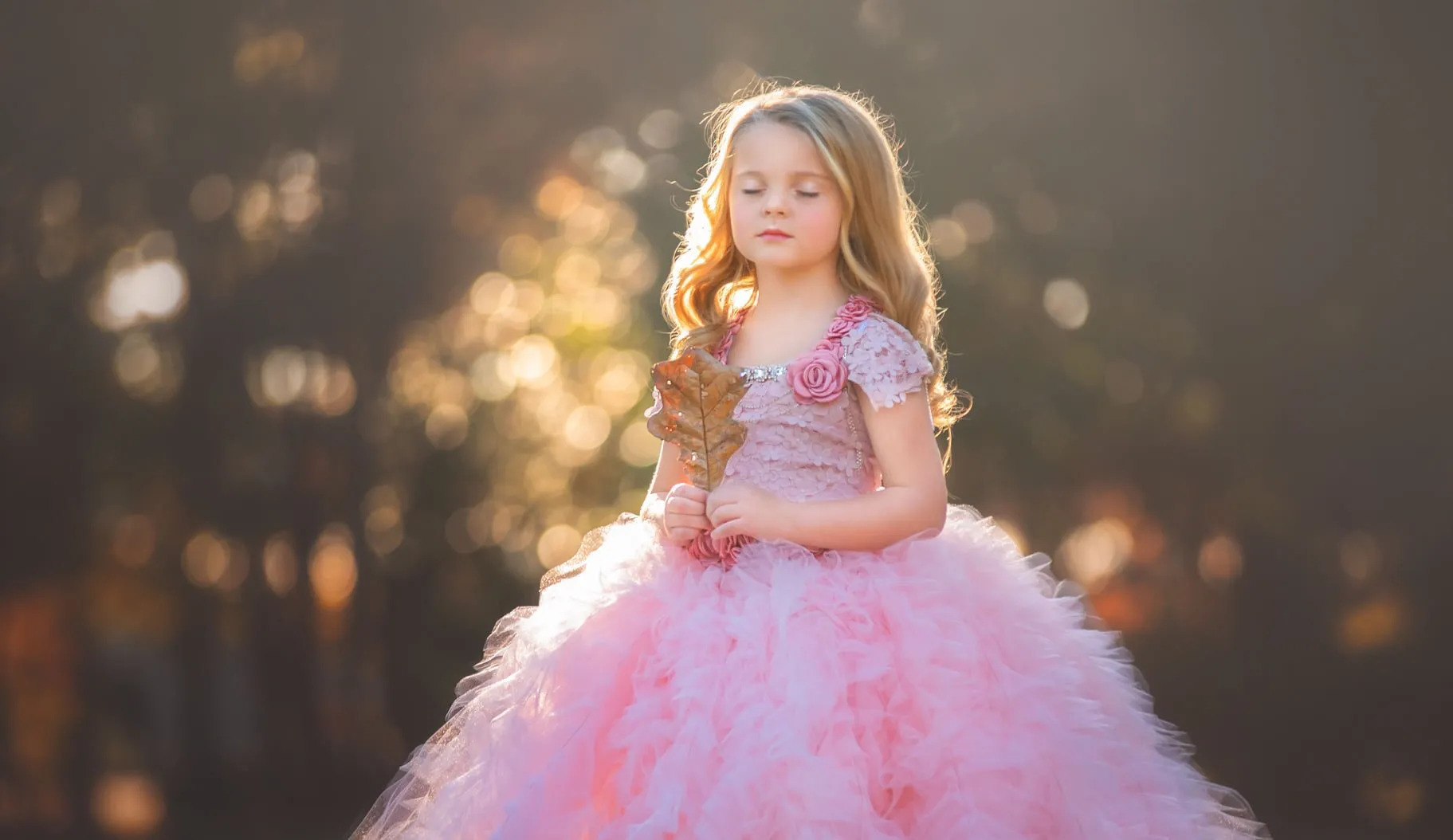 Blush Lace Ruffled Tutu Dress