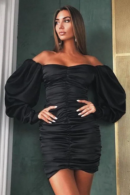 Bodycon long Sleeve evening dress