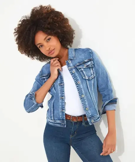 Boutique Denim Jacket -BLUE