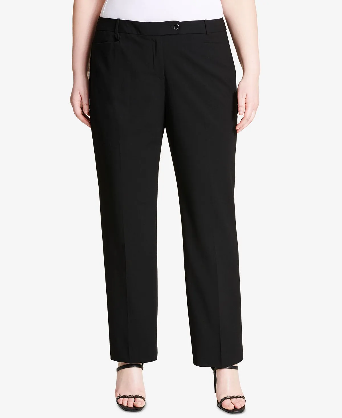 Calvin Klein Modern Plus Size Dress Pants, Black