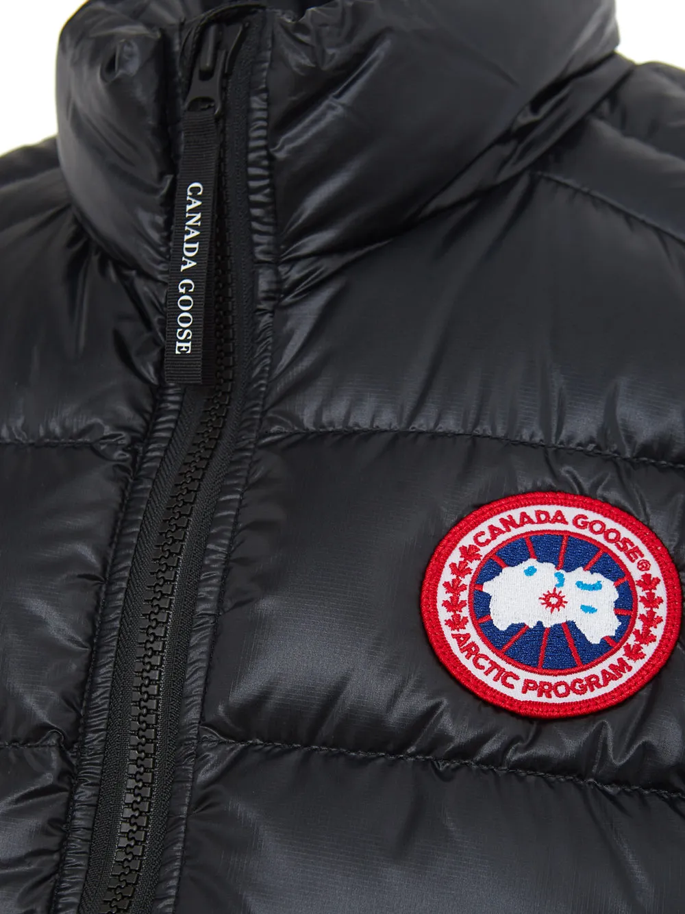 Canada Goose Elegant Quilted Black Crofton Vest Jacket