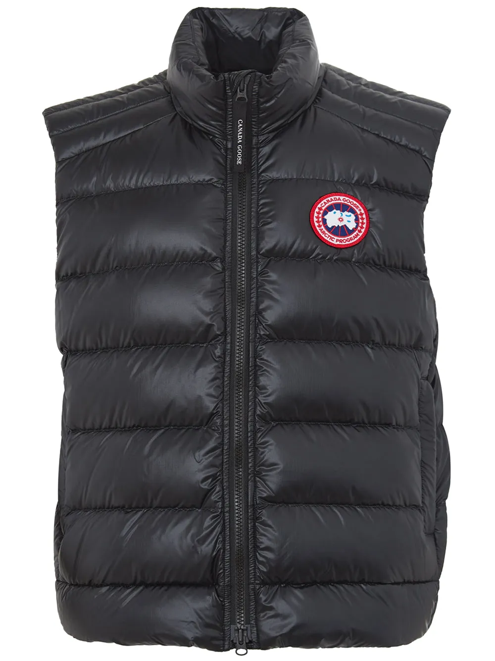 Canada Goose Elegant Quilted Black Crofton Vest Jacket