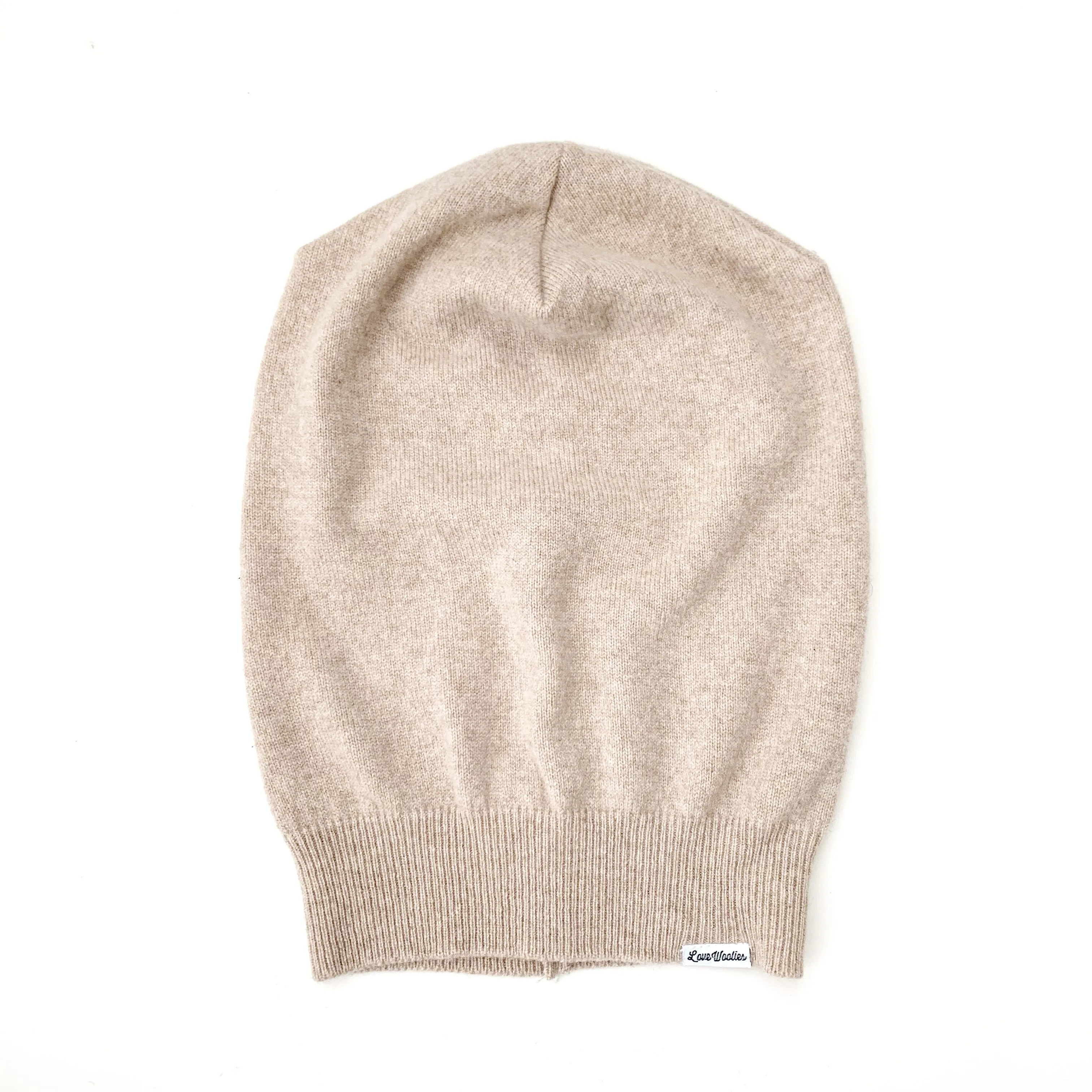 CASHMERE BEANIE | XL Khaki