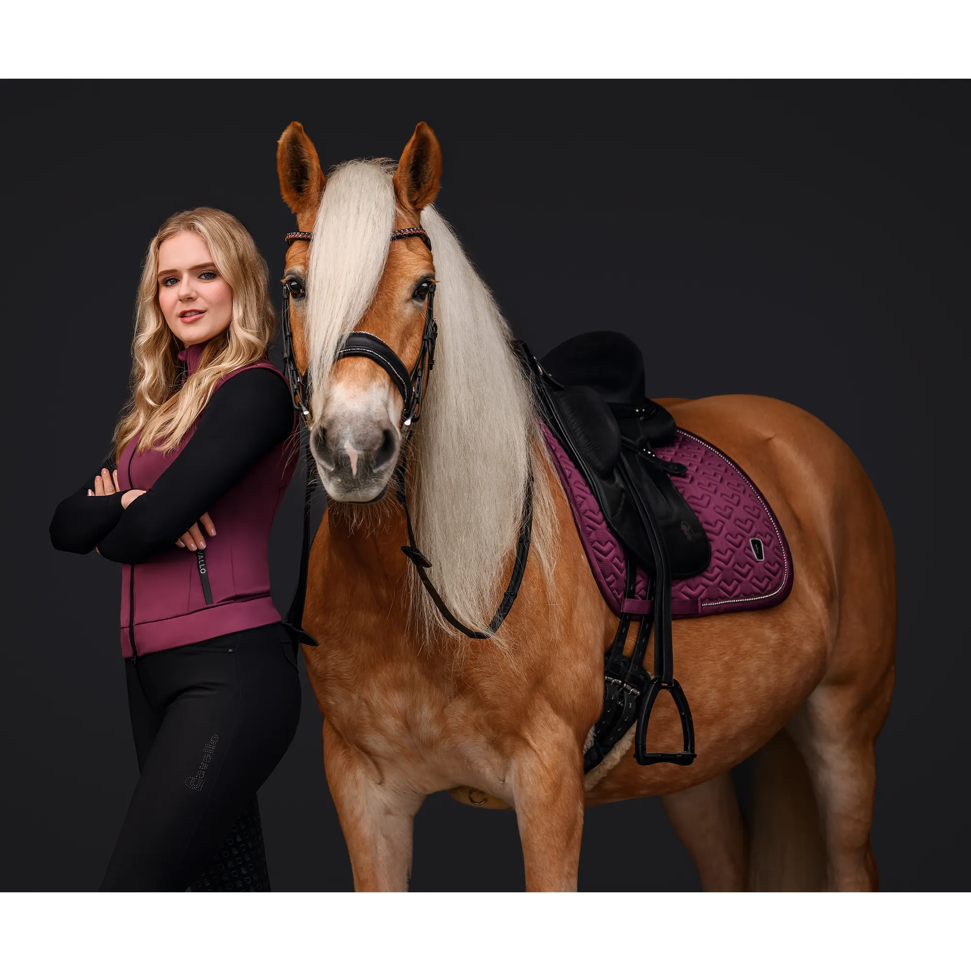 Cavallo CavalMOLLY Ladies Vest, Dusty Violet