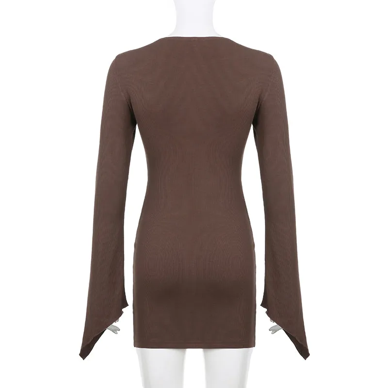 Chanel Long Sleeve Mini Dress