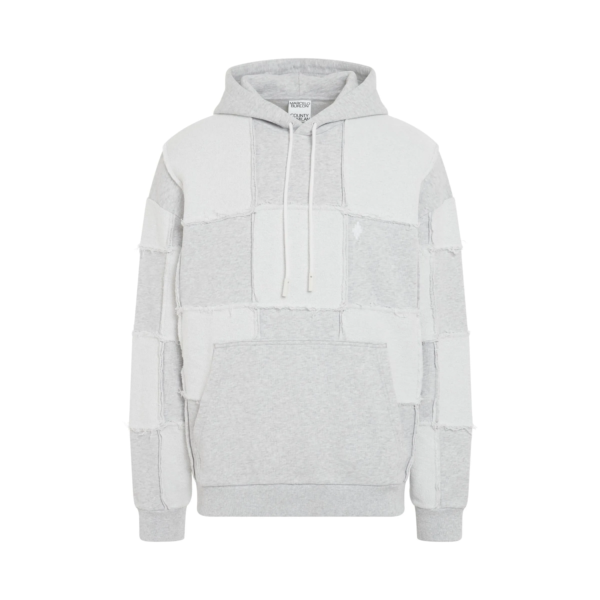 Cross Inside Out Comfy Hoodie in Melange Grey