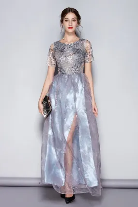 FashionSierra - Layered Elegant Party Dresses Prom Long Maxi Runway Dresses