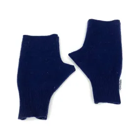 Fingerless Mittens | Navy