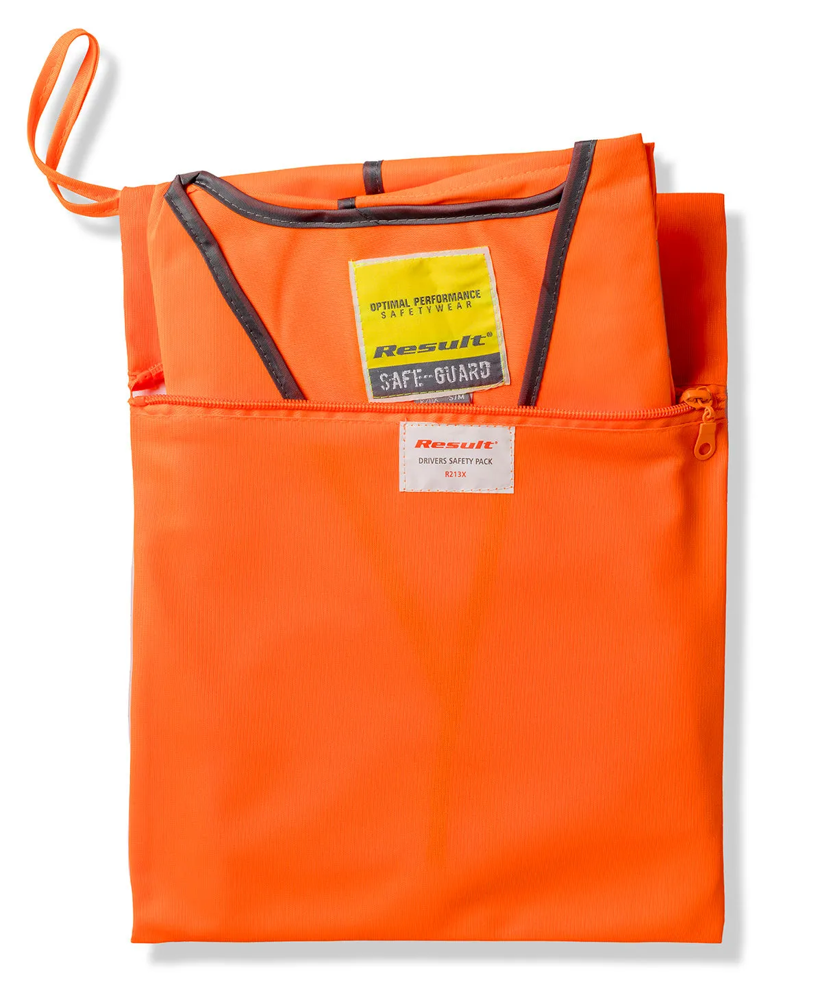 Fluorescent Orange - Safety vest storage bag