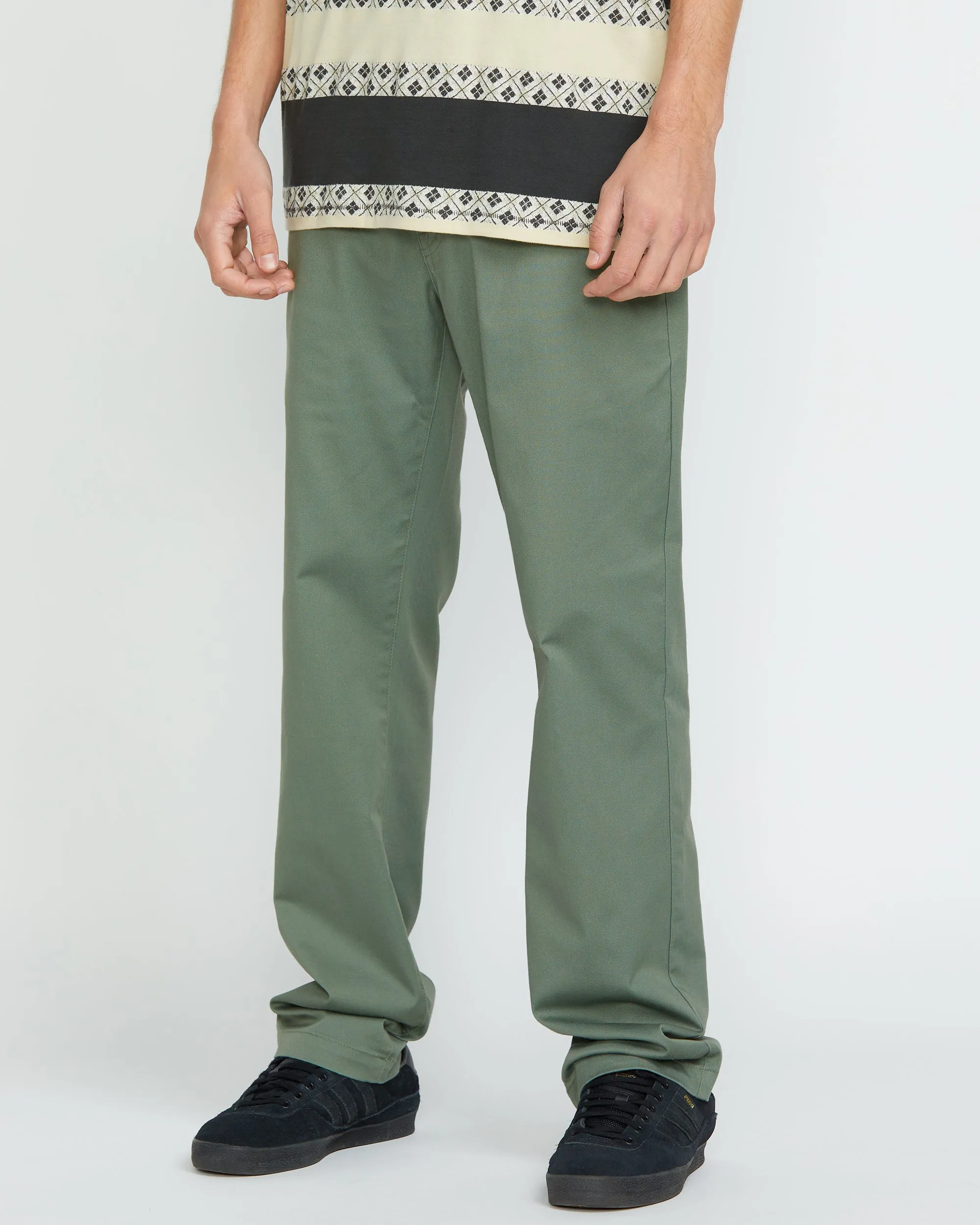 Frickin Modern Stretch Trousers - LIGHT OLIVE