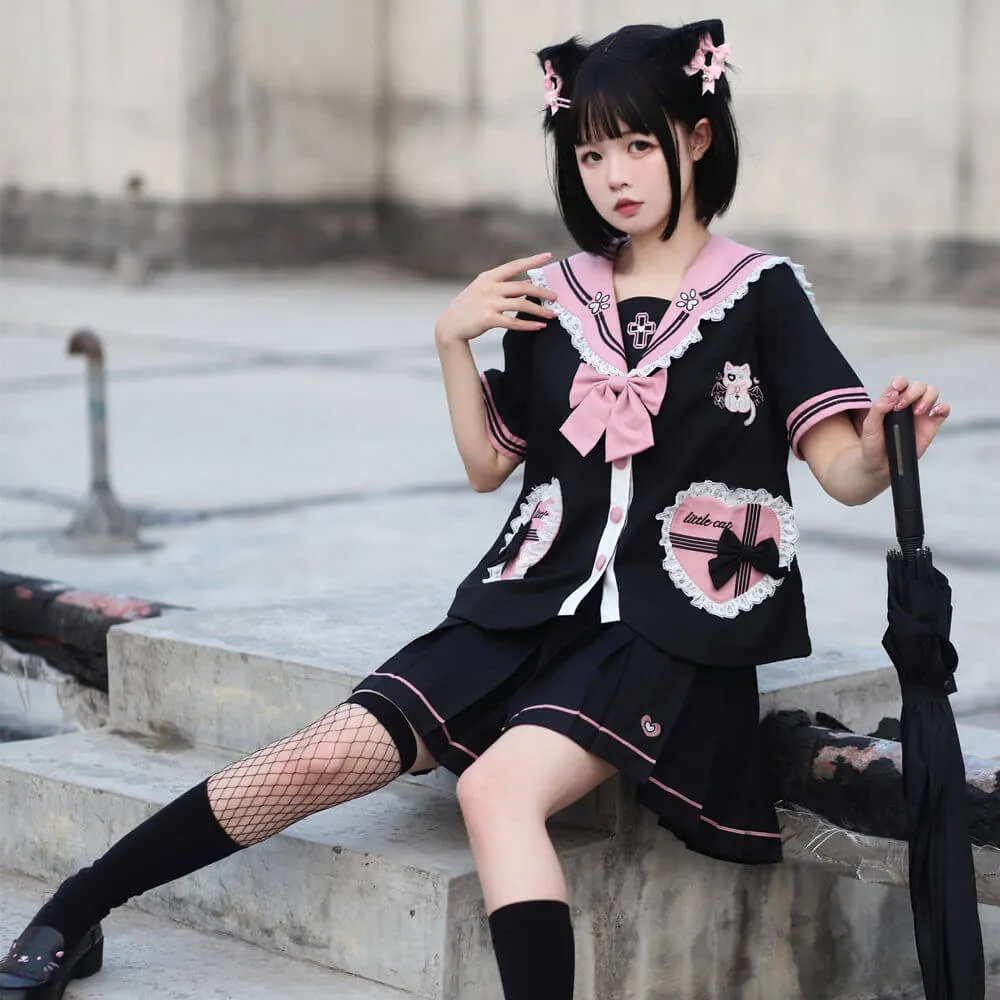 [Kitty Devil] JK cat doll cute uniform set