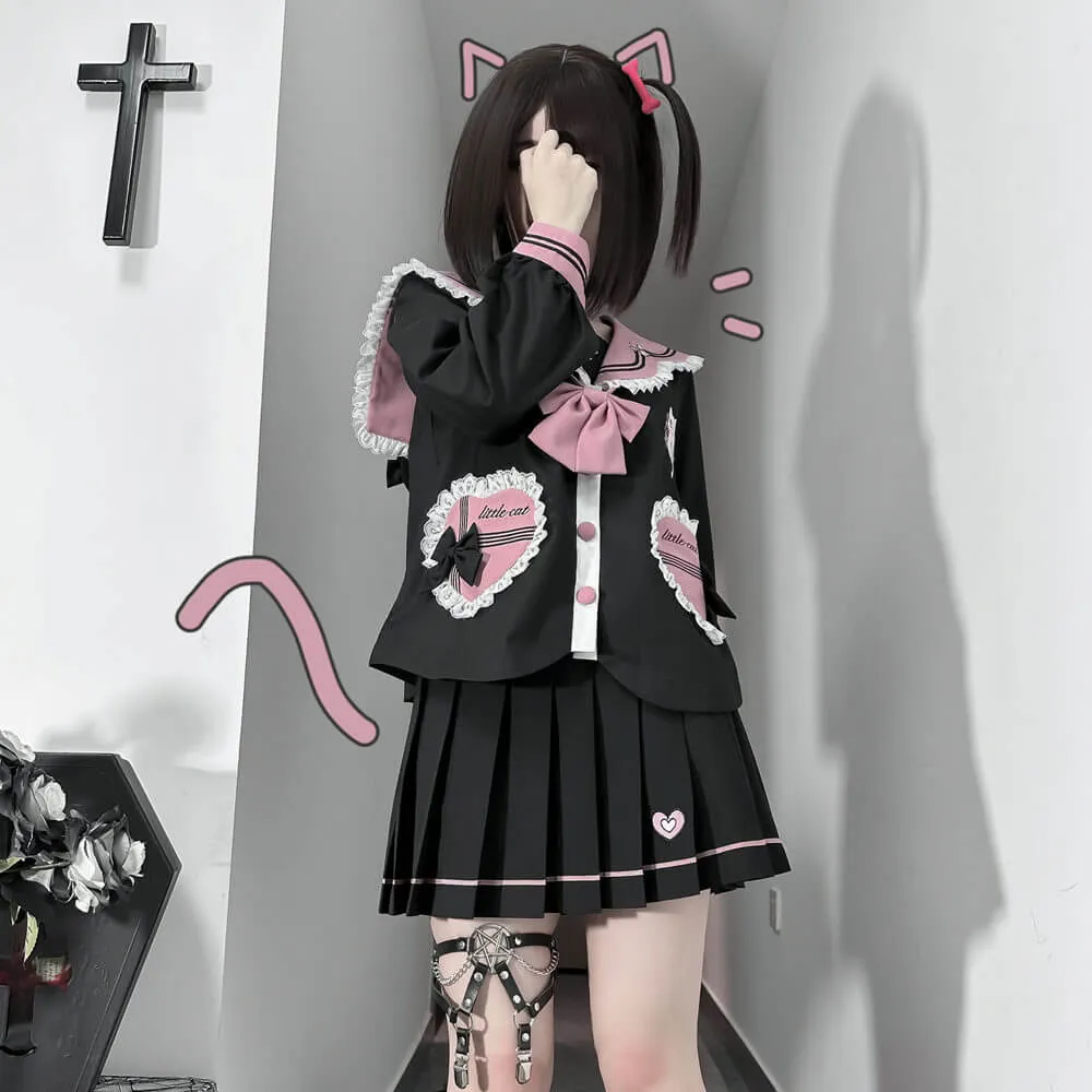 [Kitty Devil] JK cat doll cute uniform set