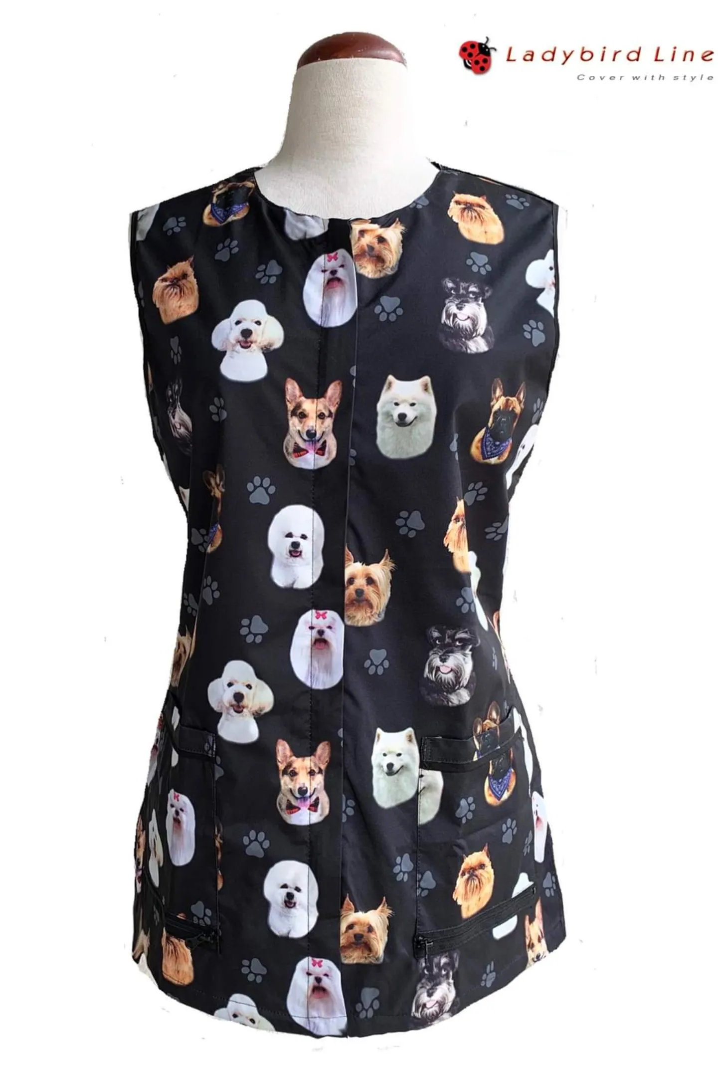 Ladybird Waterproof Bathing Vest - Dog Breeds