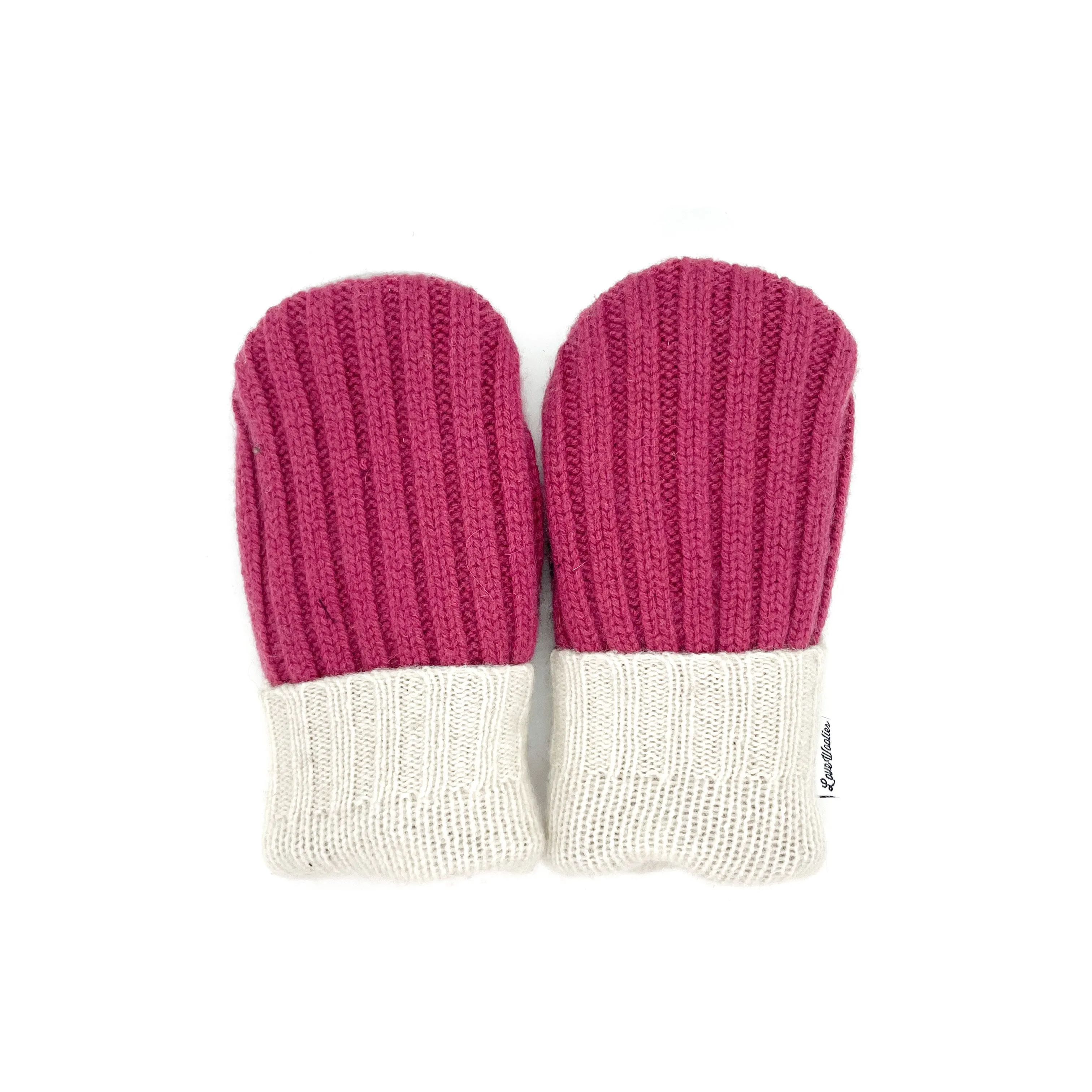 Large Kid's Wool Sweater Mittens | Warm and Cozy