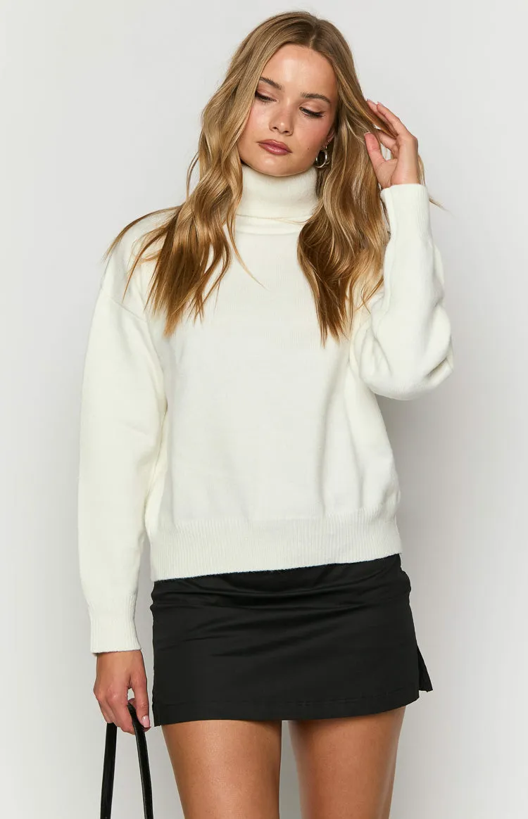 Love Lies Cream Sweater