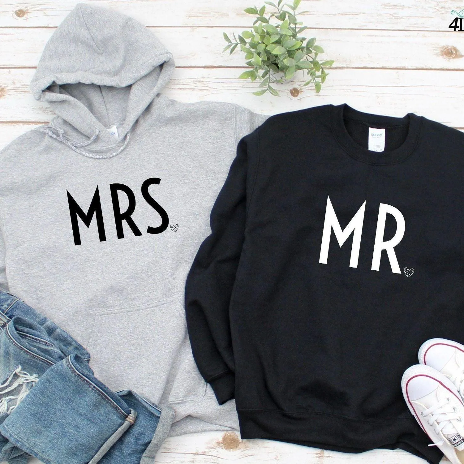 Matching Set - MR & MRS Wedding Gift for Groom & Bride, His & Hers Travel Outfits