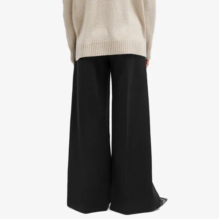 Max Mara Zinnia Scuba Wide Leg Pants, black