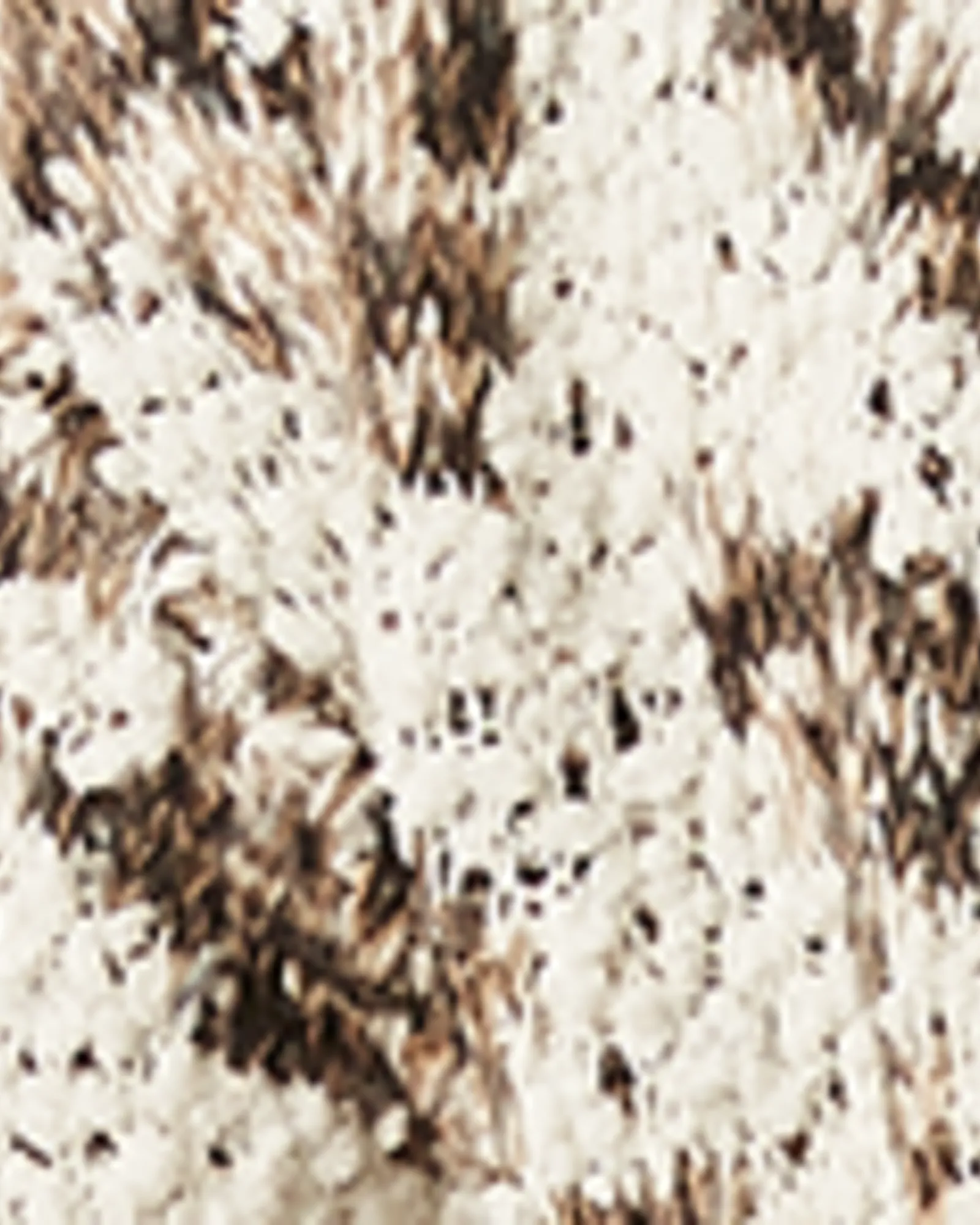 Ruth Animal-Print Knit Cardigan | Tan / Brown