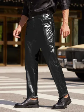 Stylish Metallic Shiny Pants