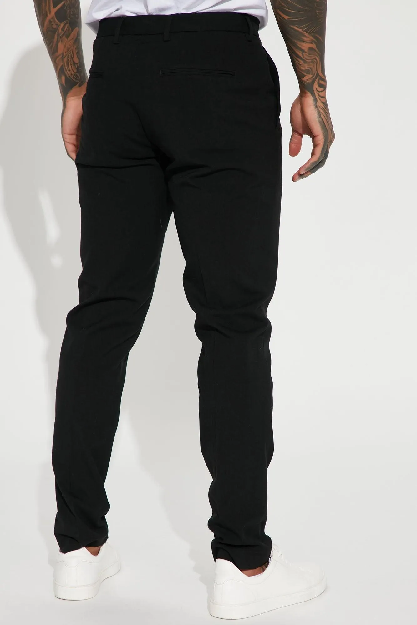 The Modern Stretch Slim Trouser - Black