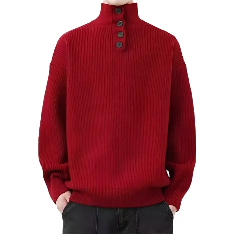 Turtleneck Autumn And Winter Sweater For Men