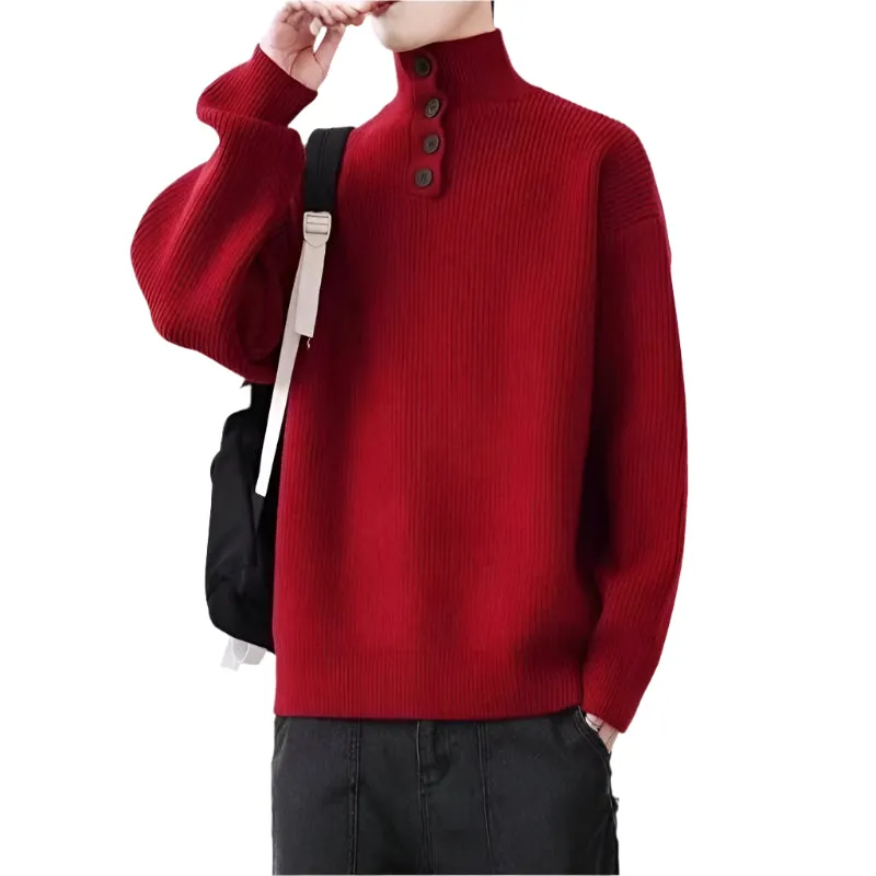 Turtleneck Autumn And Winter Sweater For Men