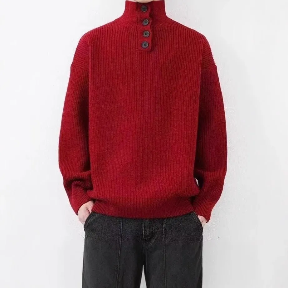 Turtleneck Autumn And Winter Sweater For Men