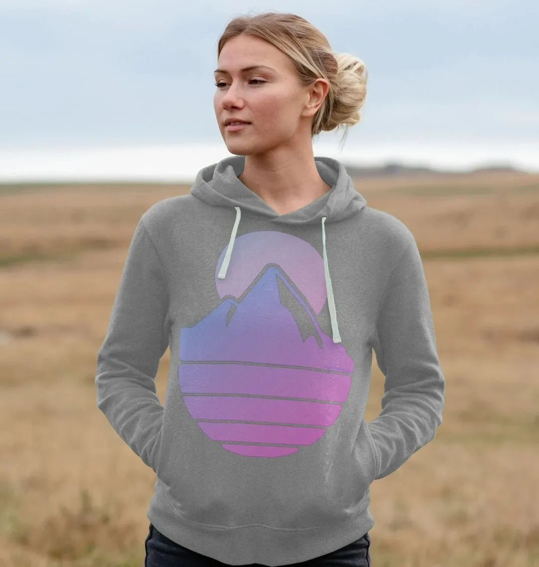 Women's Majestic Mountain Organic Pullover Hoodie